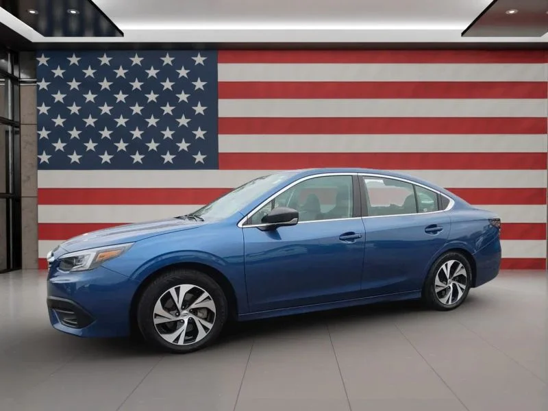 Used 2021 Blue Subaru Sedan 4D AWD 2.5L H4 image 3