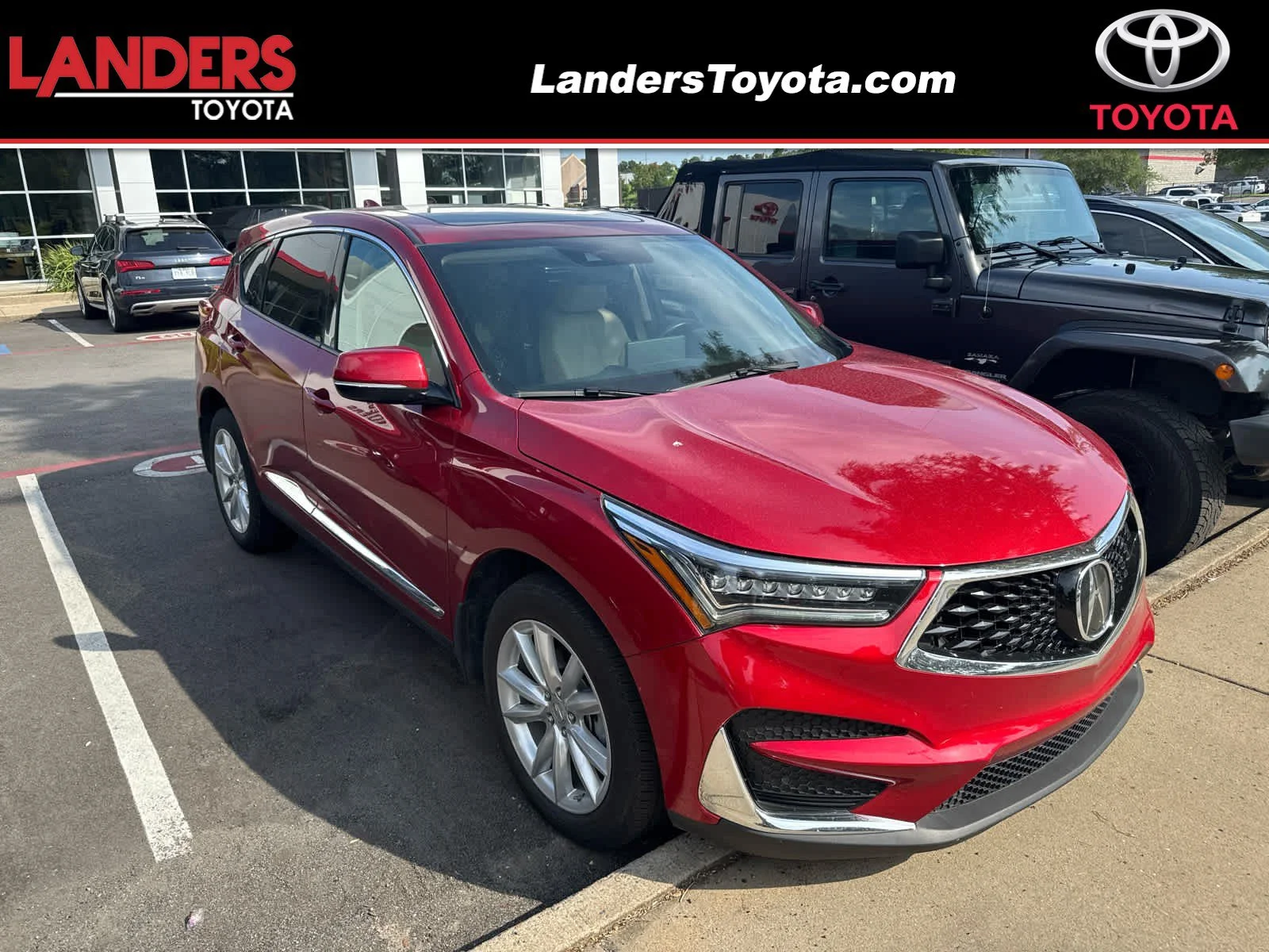 Used 2020 Performance Red Pearl Acura  image 1