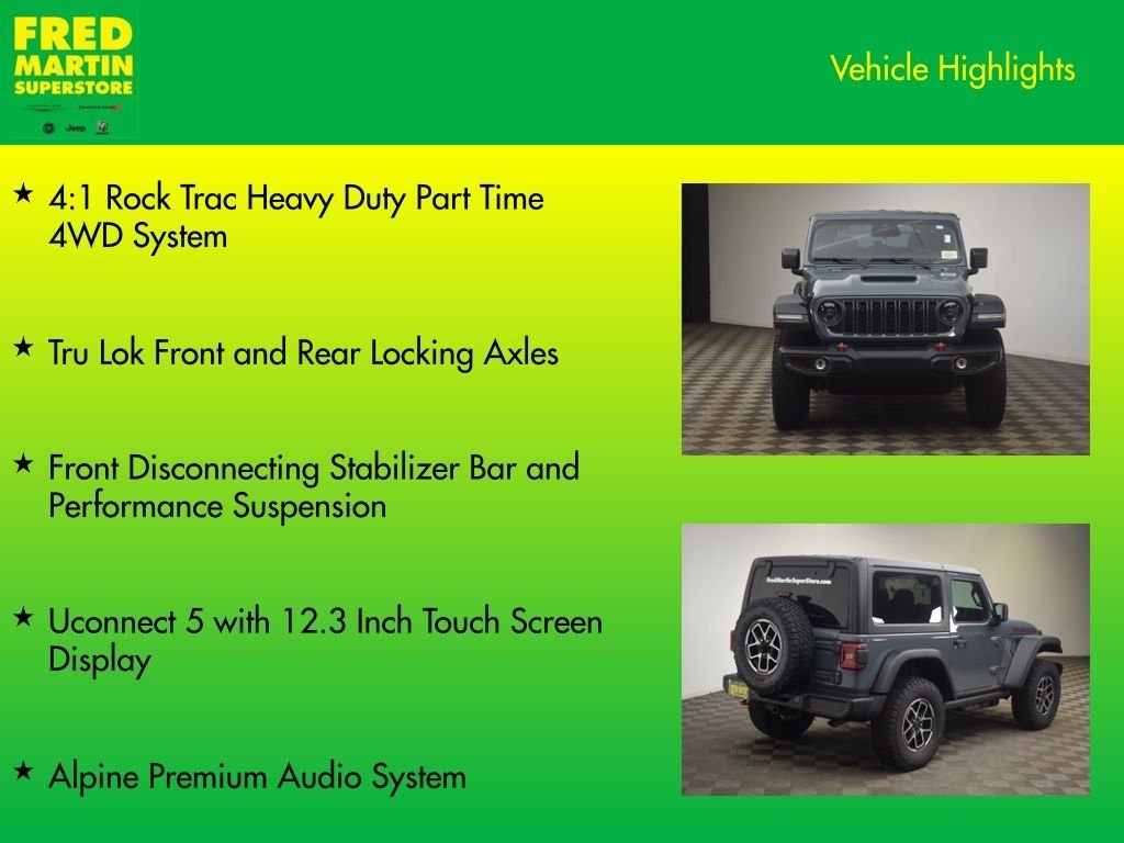 New 2026 Anvil Clear-Coat Exterior Paint Jeep Rubicon image 7