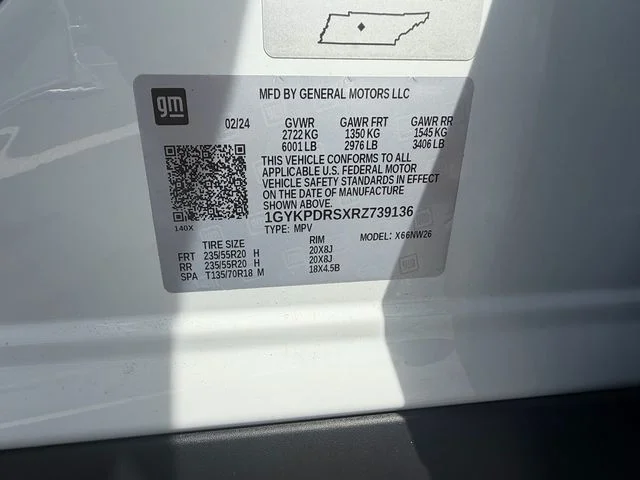 Used 2024 White Cadillac Premium Luxury image 23