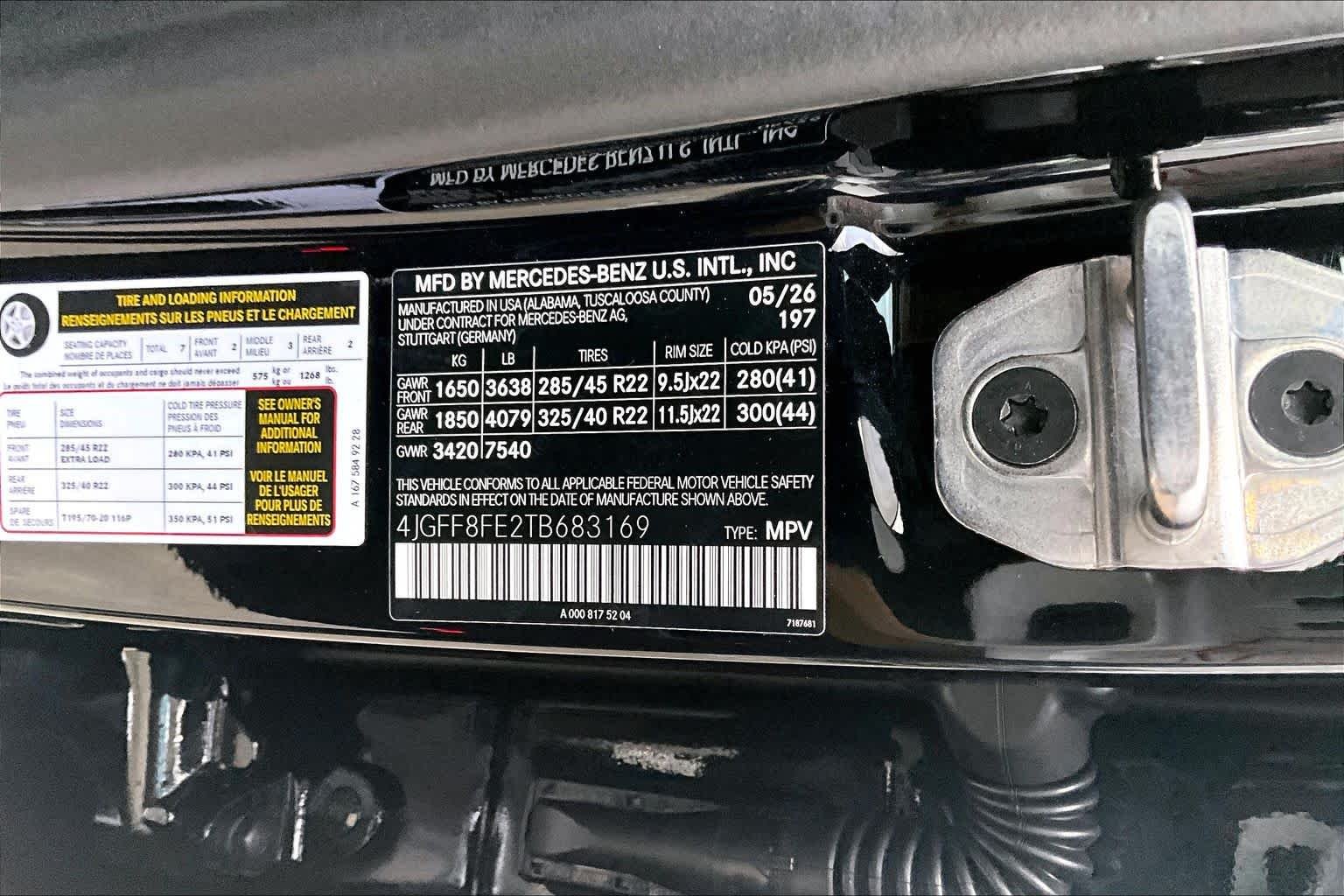 New 2026 Obsidian Black Metallic Mercedes-Benz GLS 580 image 16