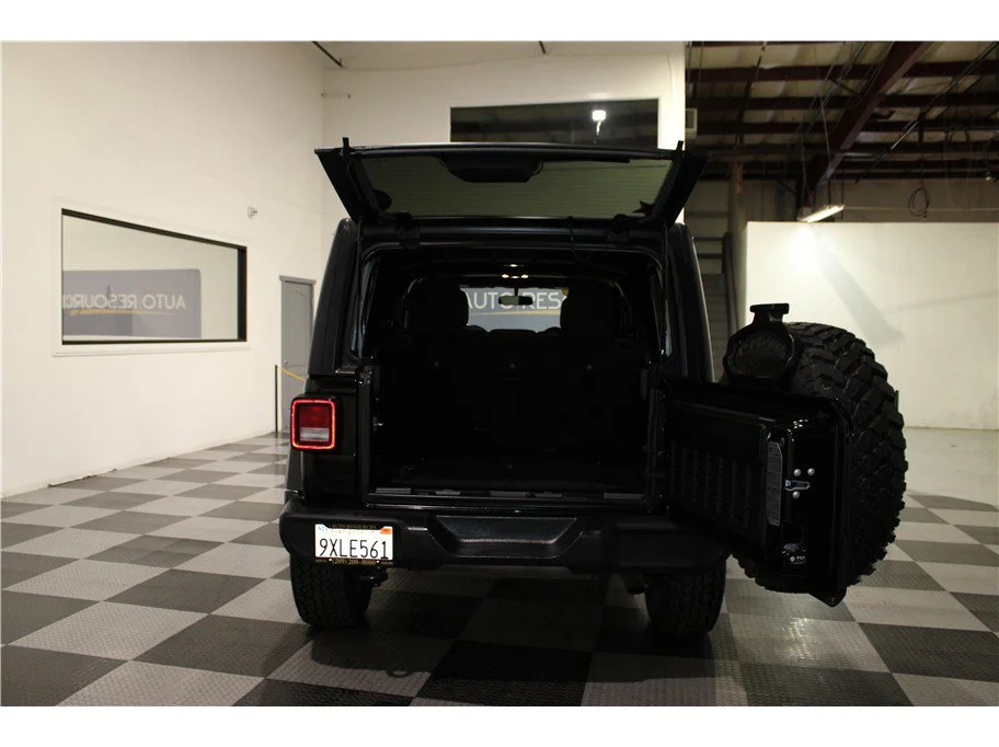 Used 2021 Black Clearcoat Jeep Unlimited Willys image 22