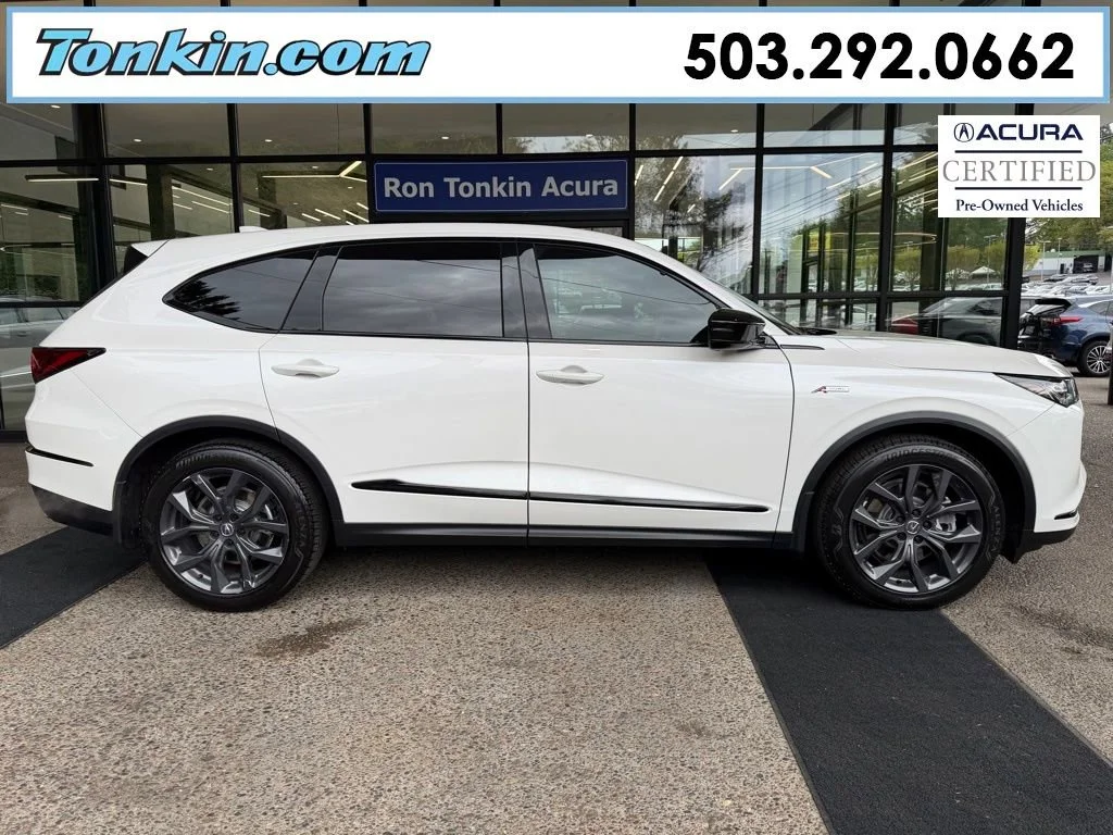 Certified Used 2023 Platinum White Pearl Acura SH-AWD with A-Spec Package image 41