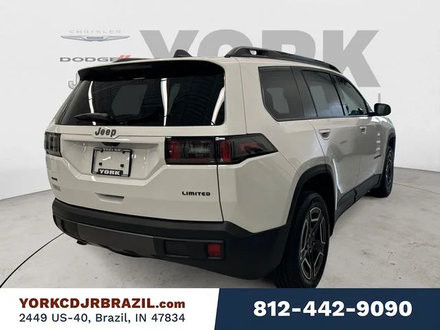 New 2026 Bright White Clear-Coat Exterior Paint Jeep Limited image 5