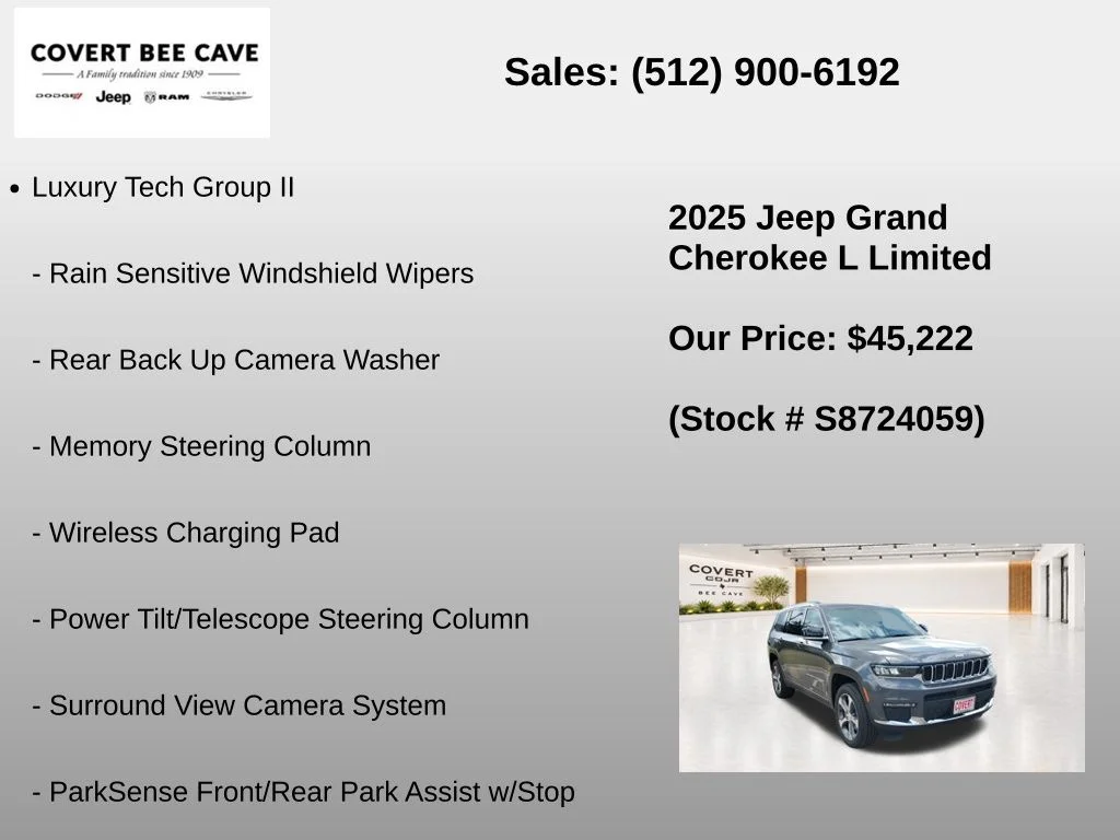 2025 Jeep Grand Cherokee L Limited - Photo 13
