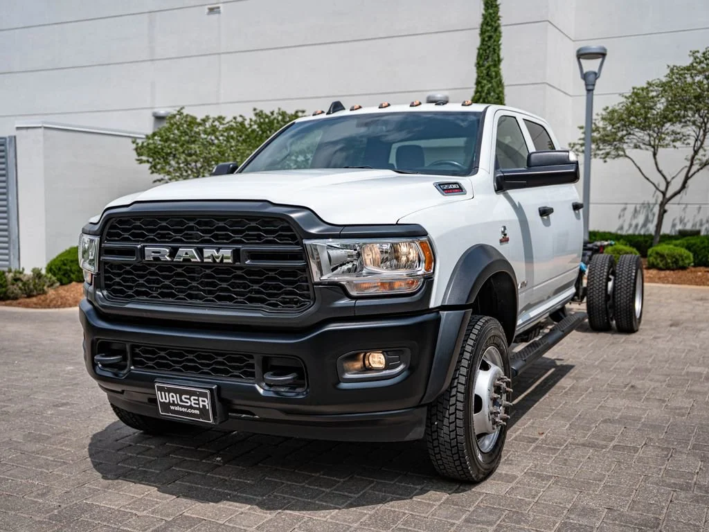 Used 2022 Bright White Clearcoat Ram Tradesman image 1