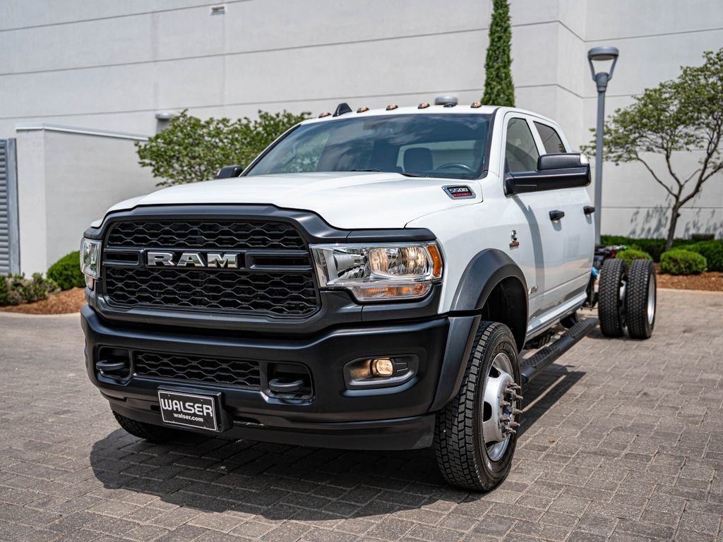 Used 2022 Bright White Clearcoat Ram Tradesman image 1