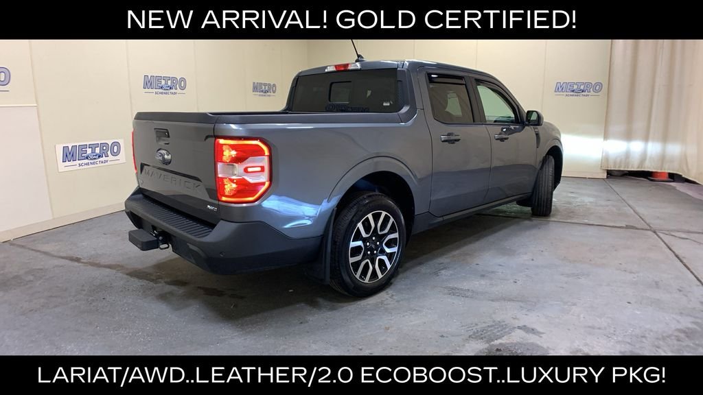 Certified Used 2022 Gray Metallic Ford Lariat image 3