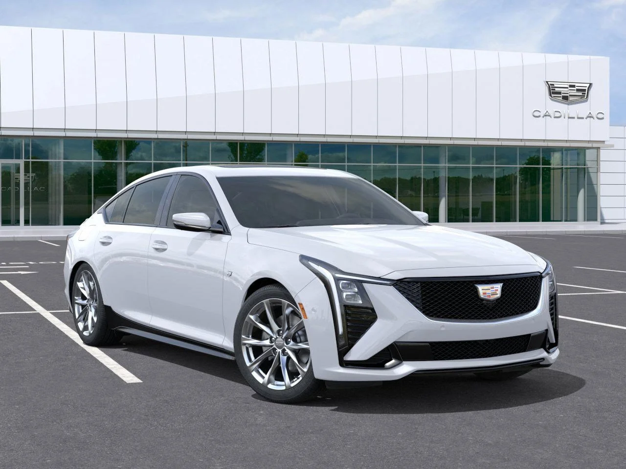 Used 2026 Vibrant White Tricoat Cadillac Sport image 10