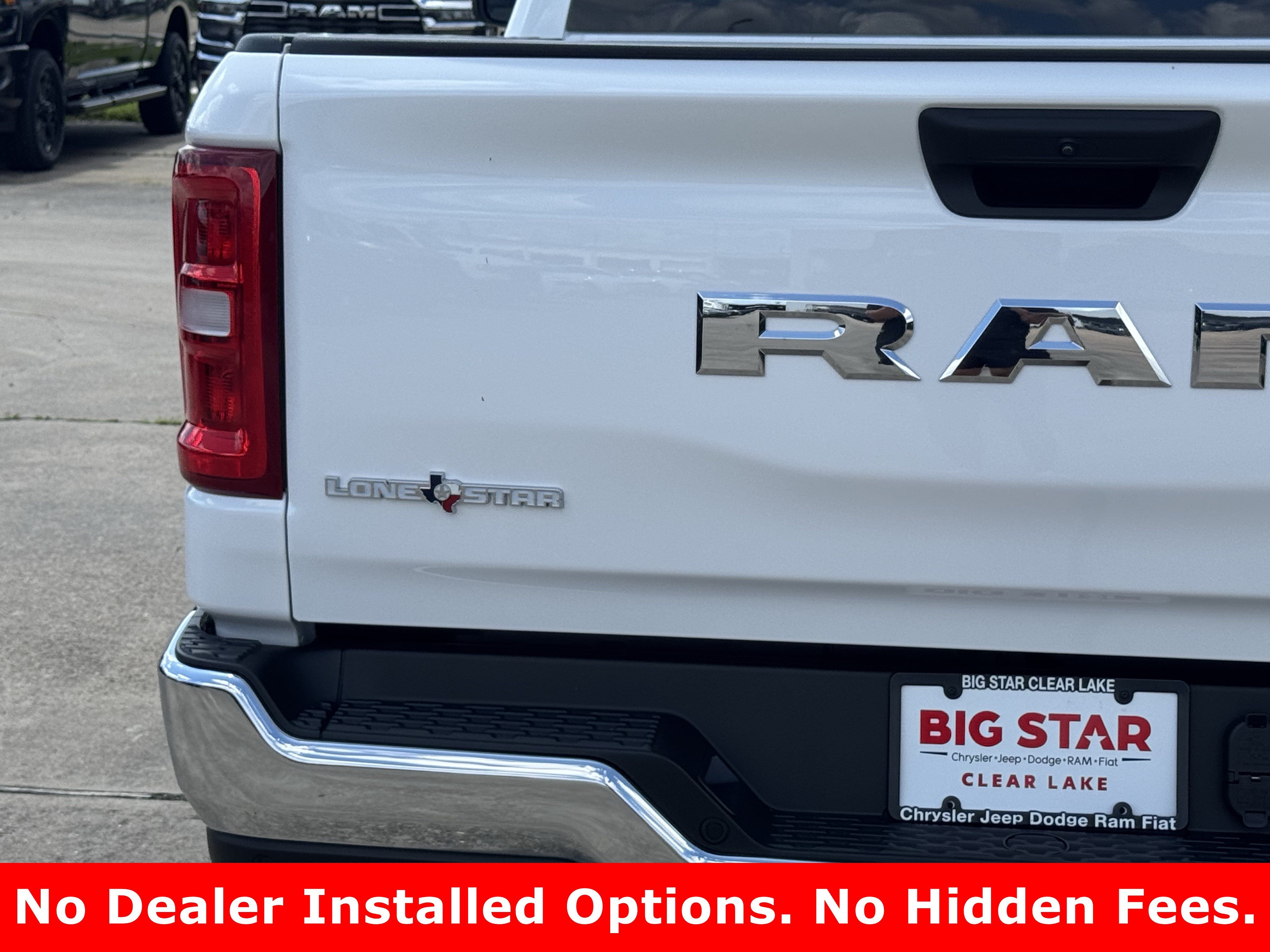 New 2026 Bright White Clear-Coat Exterior Paint RAM Lone Star image 10