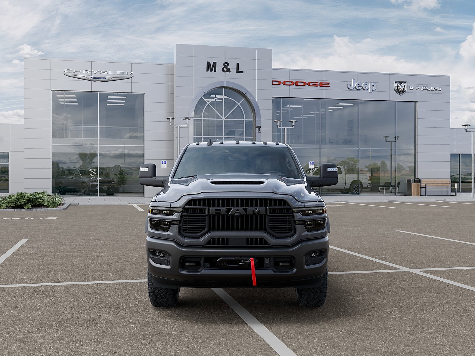 New 2026 Ceramic Gray Clearcoat RAM Power Wagon Crew Cab 4x4 6