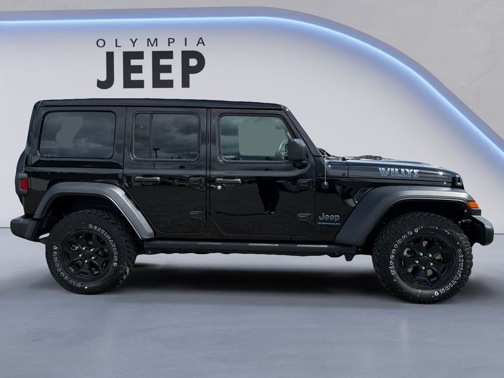 Used 2023 Black Jeep Willys 4xe image 8