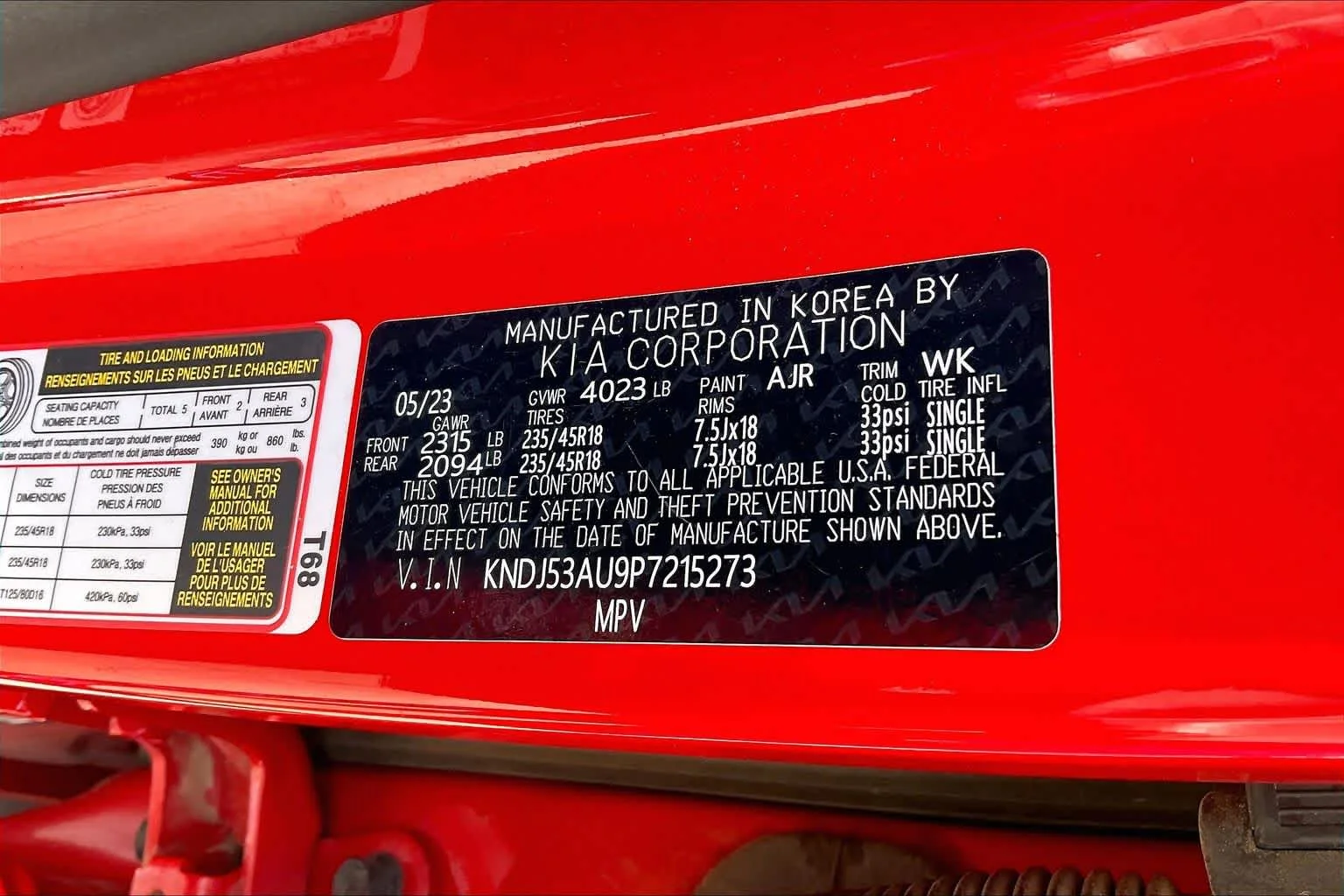 Used 2023 Inferno Red Kia GT-Line image 34