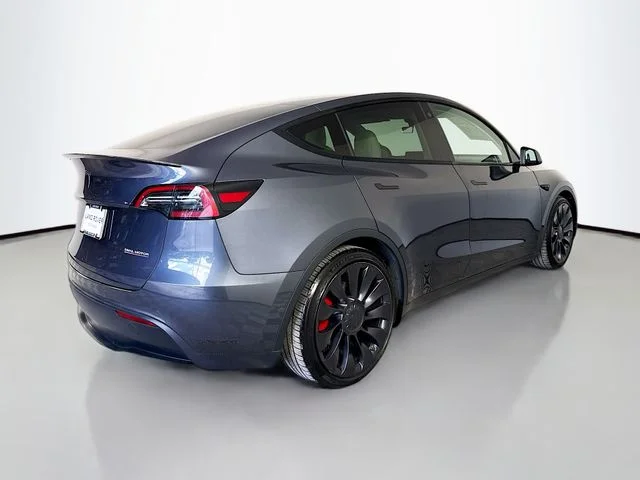 Used 2022 Gray Tesla Performance image 27