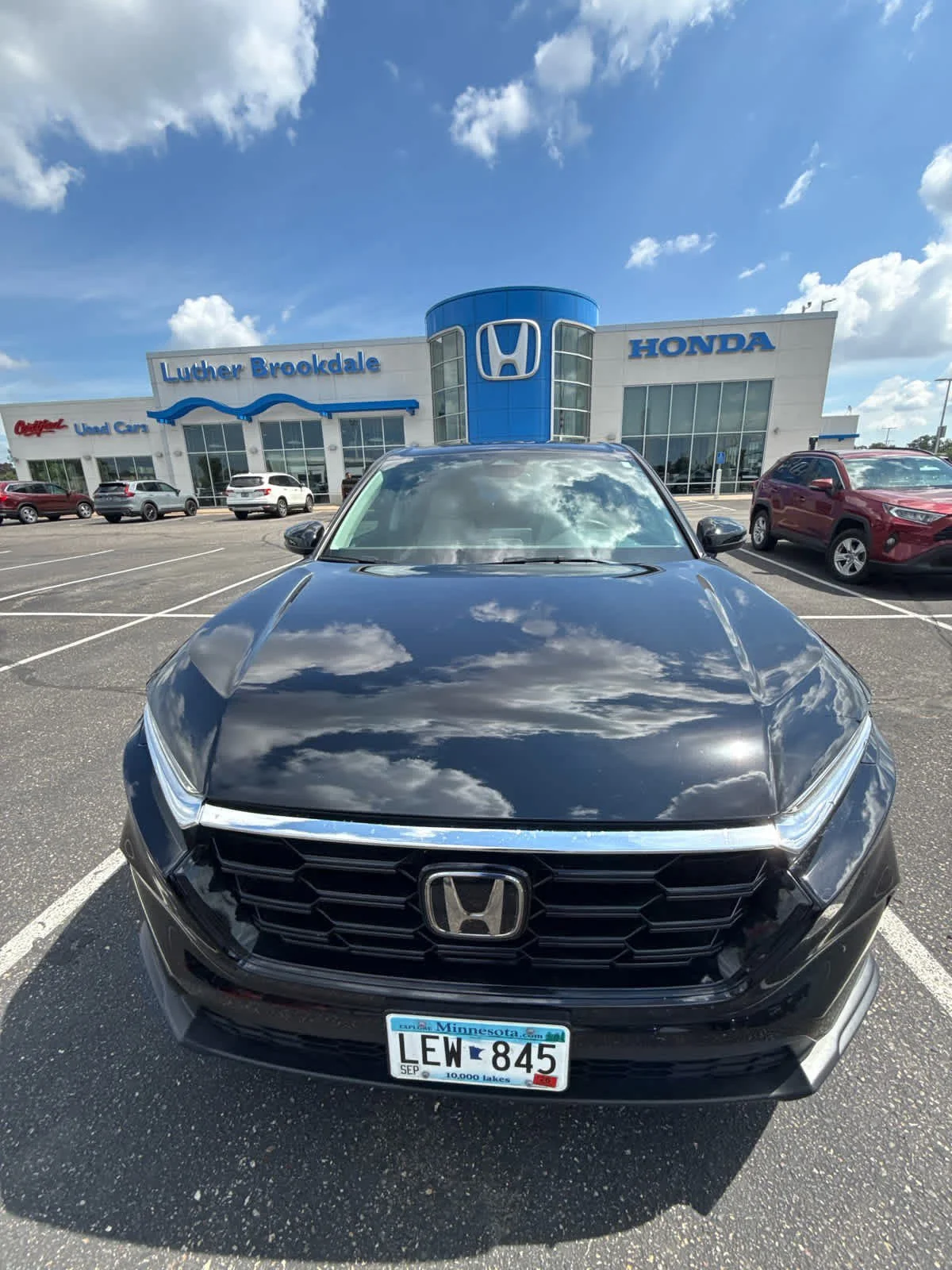 Used 2024 Crystal Black Pearl Honda EX image 2