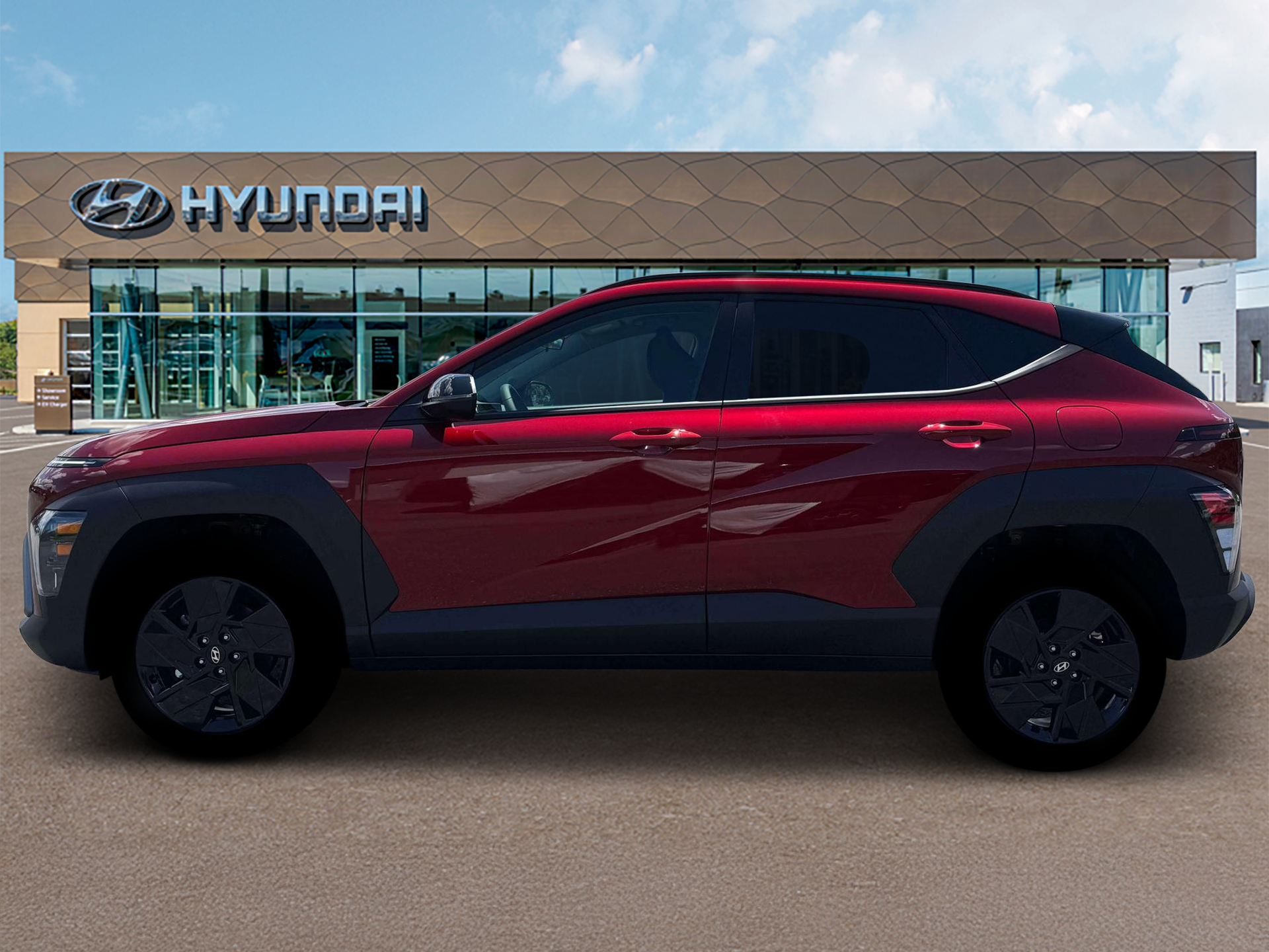 New 2026 Red Hyundai SEL Sport AWD image 3