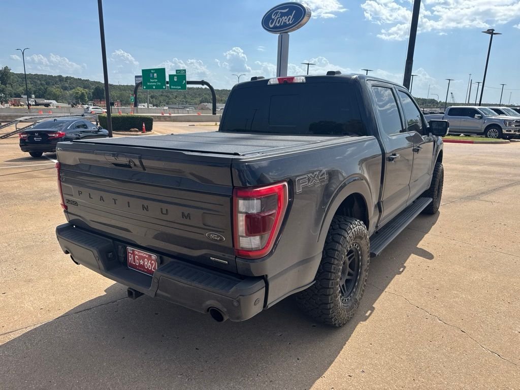 Used 2022 Blue Metallic Ford Platinum image 8