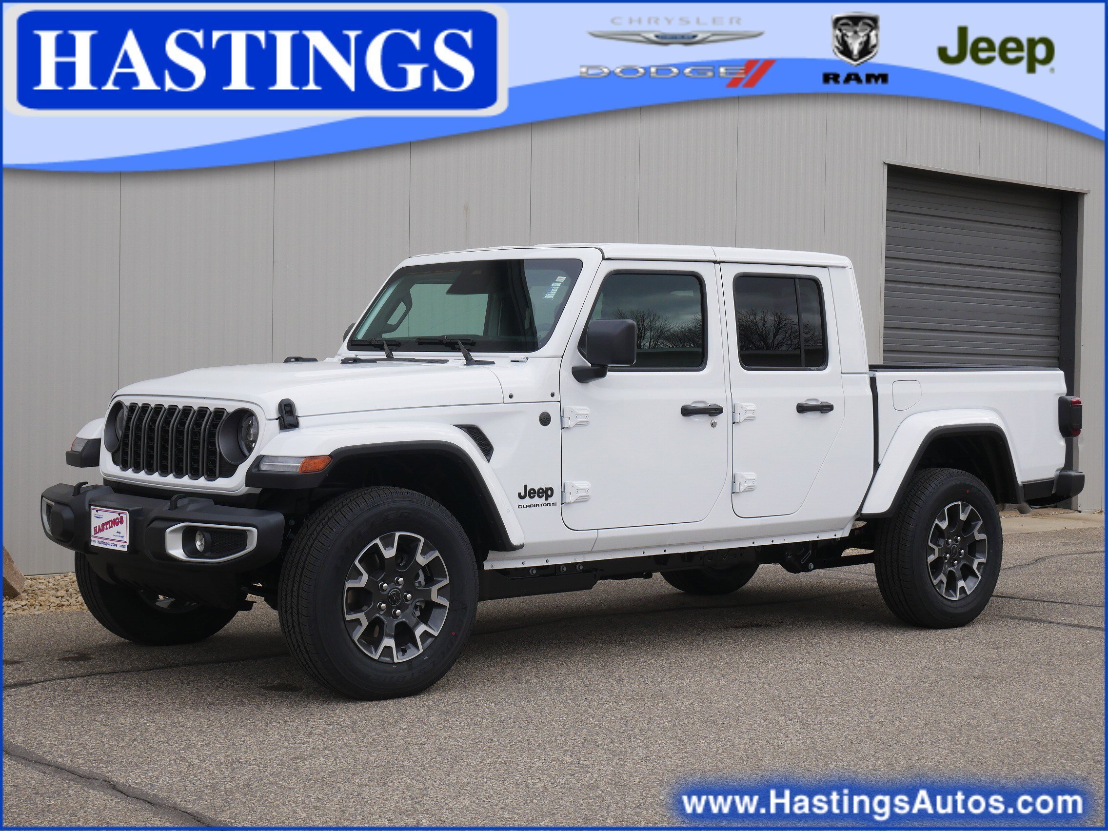 New 2026 Bright White Clearcoat Jeep Sahara image 1