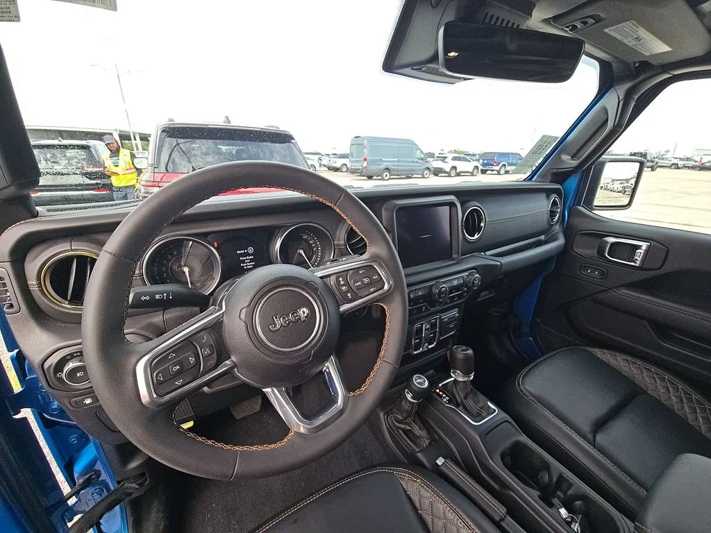 Used 2023 Blue Jeep Sahara 4xe image 6