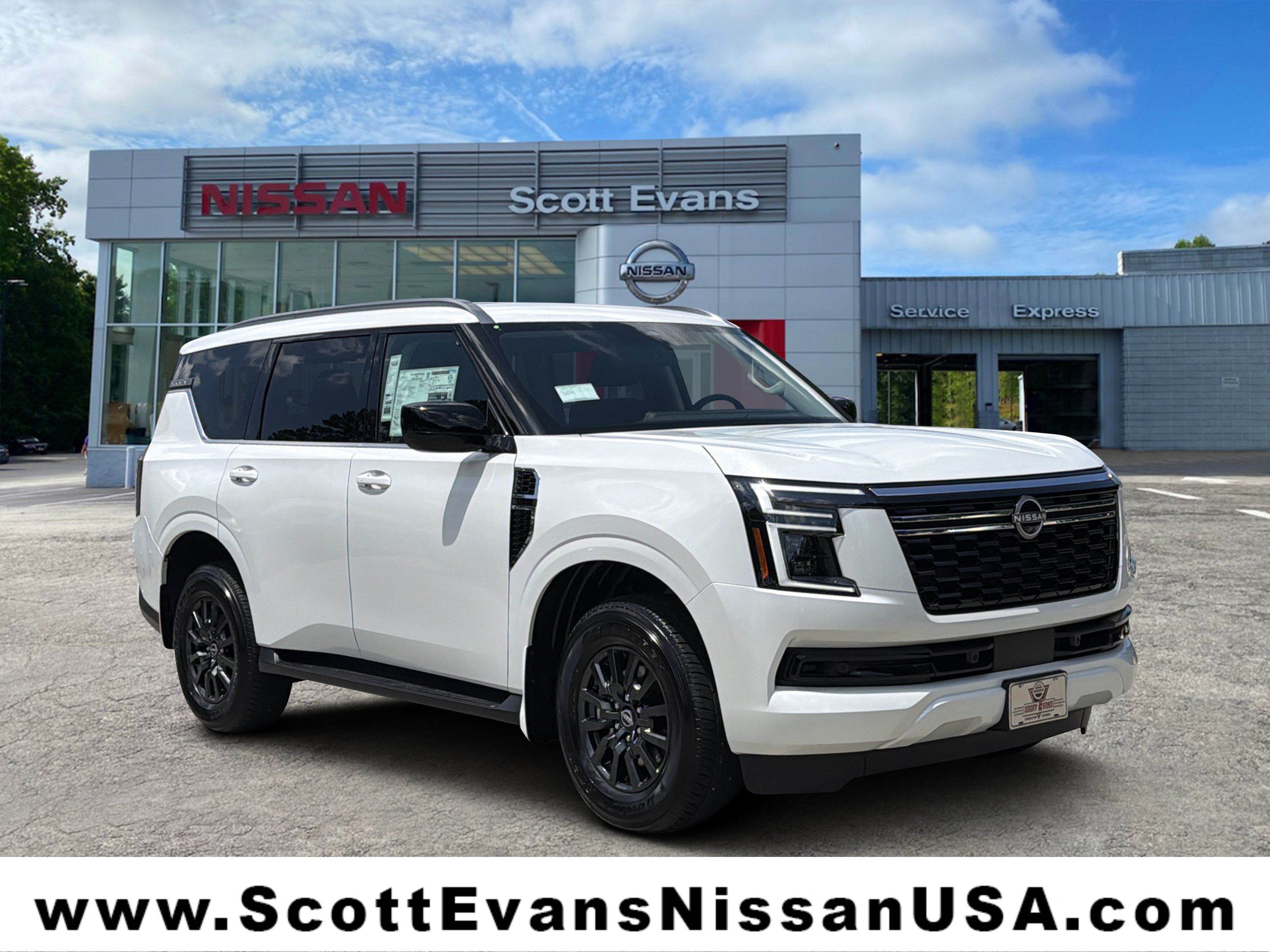 New 2026 Aspen White Tricoat Nissan SV image 1