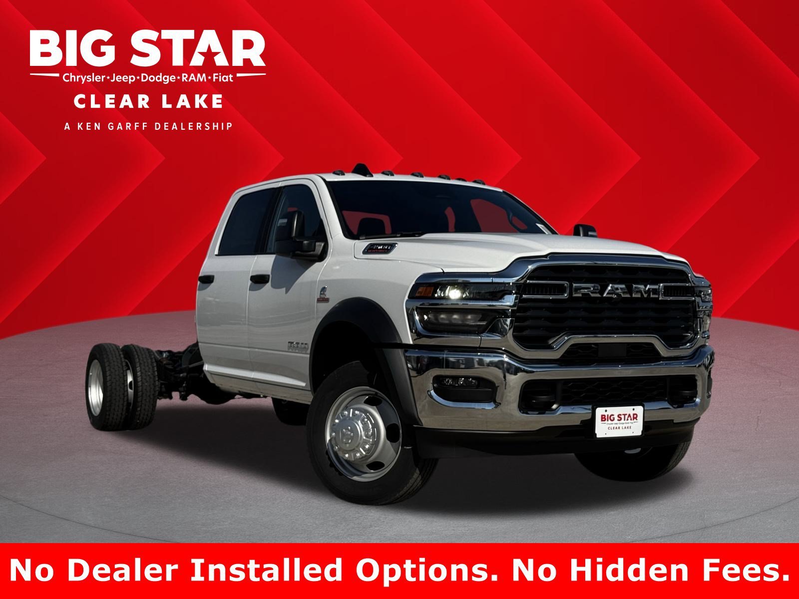 New 2026 Bright White Clear-Coat Exterior Paint RAM Big Horn image 1