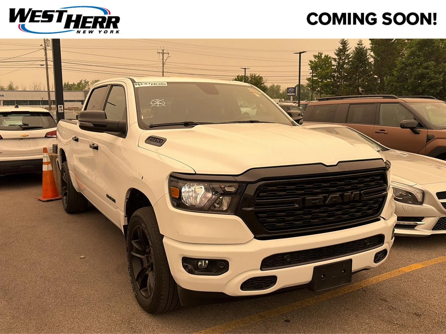 Used 2023 Bright White Clearcoat Ram Big Horn image 1