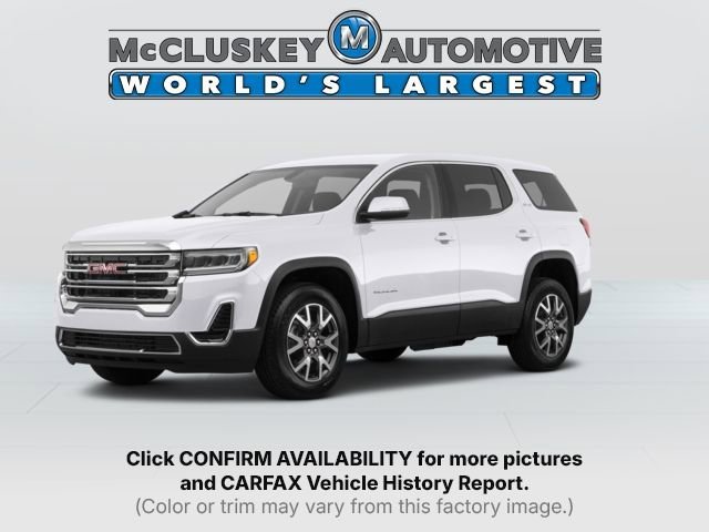 Used 2021 WHITE FROST TRICOAT GMC SLT image 1