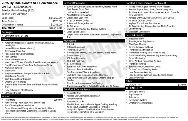 Certified Used 2025 Gray Hyundai SEL Convenience image 9
