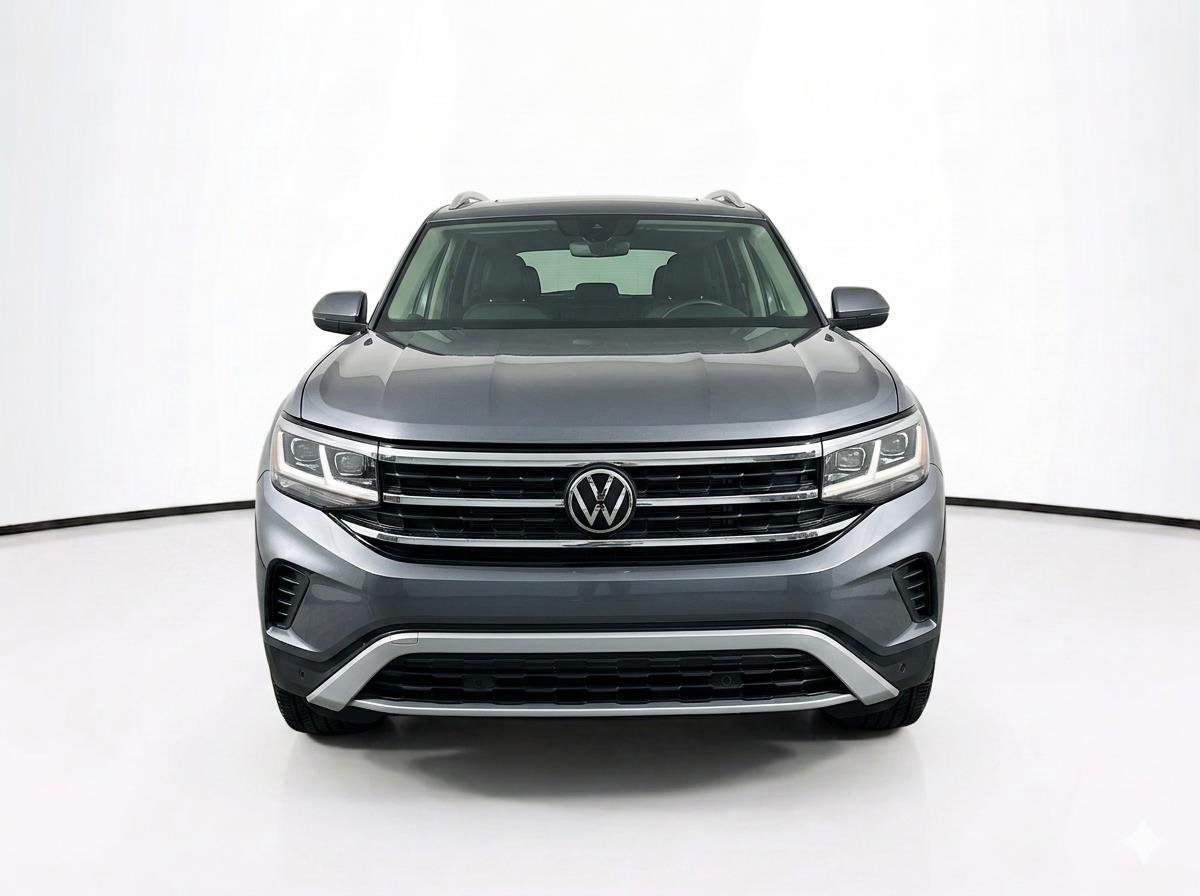Used 2021 Platinum Gray Metallic Volkswagen 3.6L V6 SEL image 2