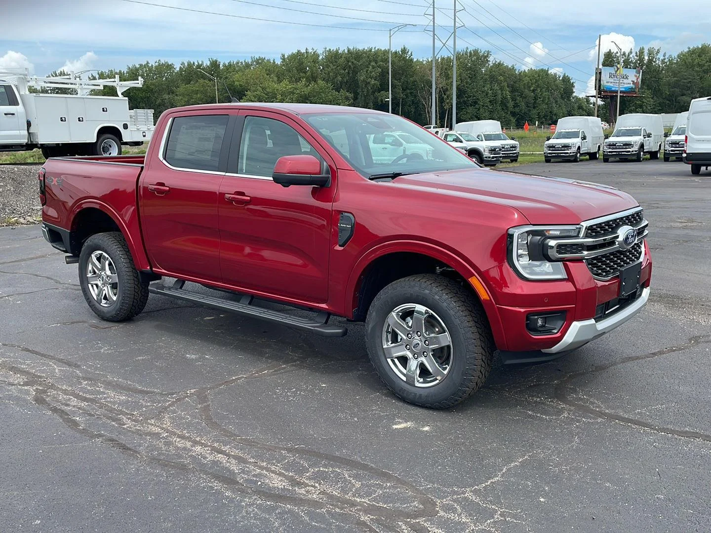 New 2026 Ruby Red Metallic Tinted Clearcoat Ford LARIAT image 7