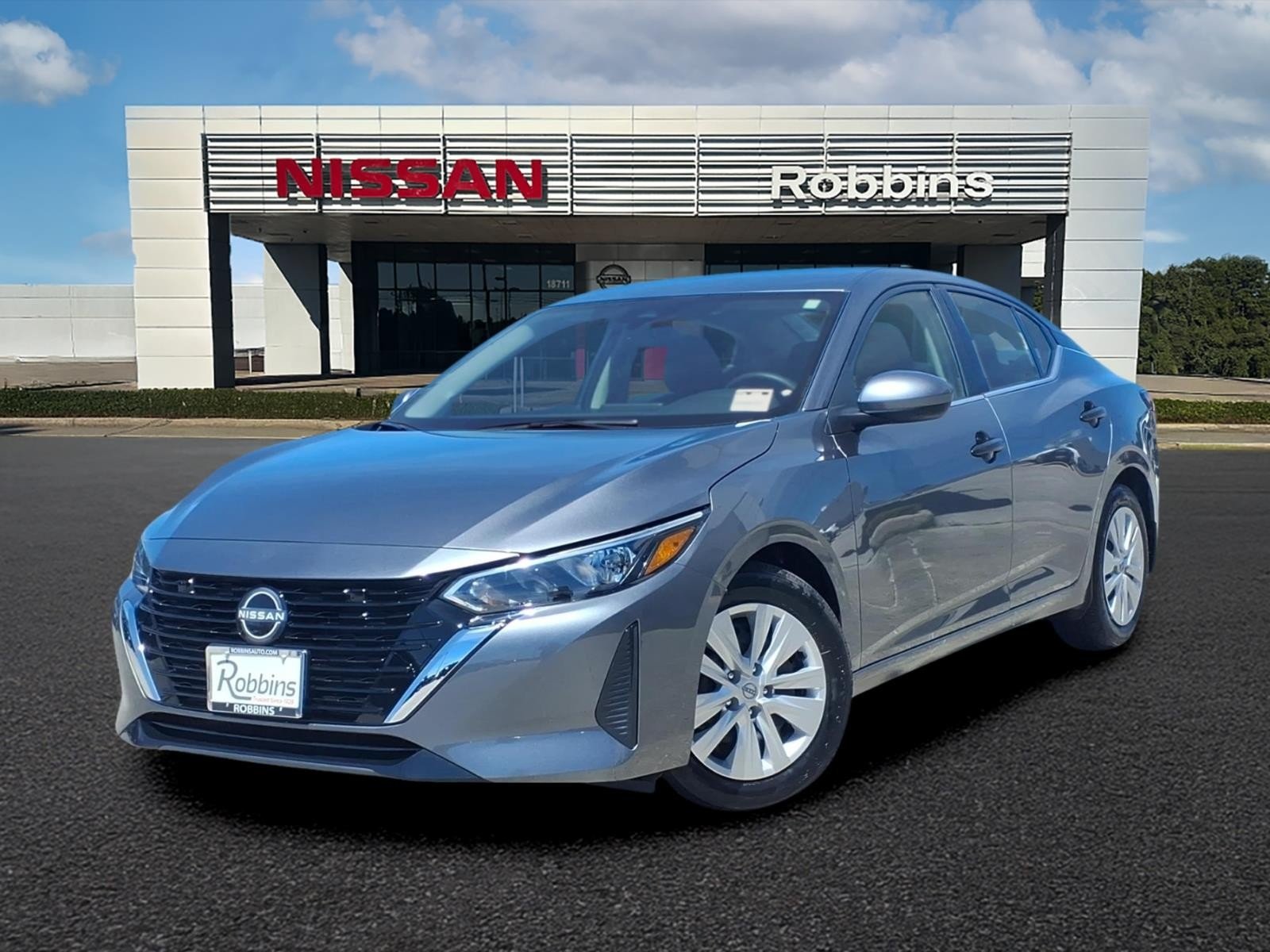 Gray (Gun Metallic) 2025 Nissan Sentra S FWD Sedan Front-Wheel Drive