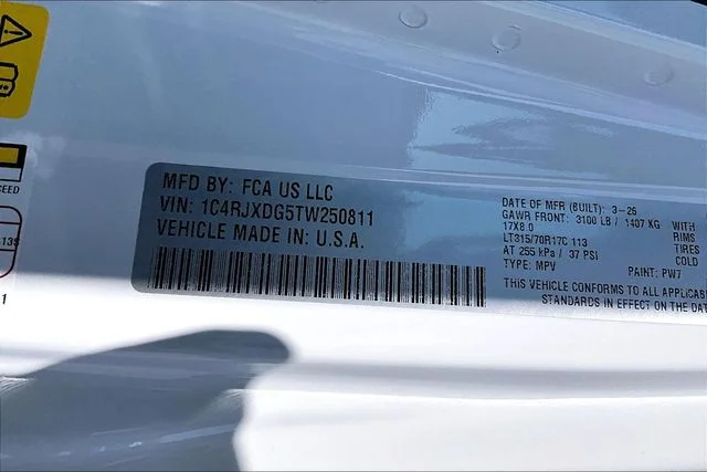 New 2026 Jeep Wrangler Willys 4D Sport Utility