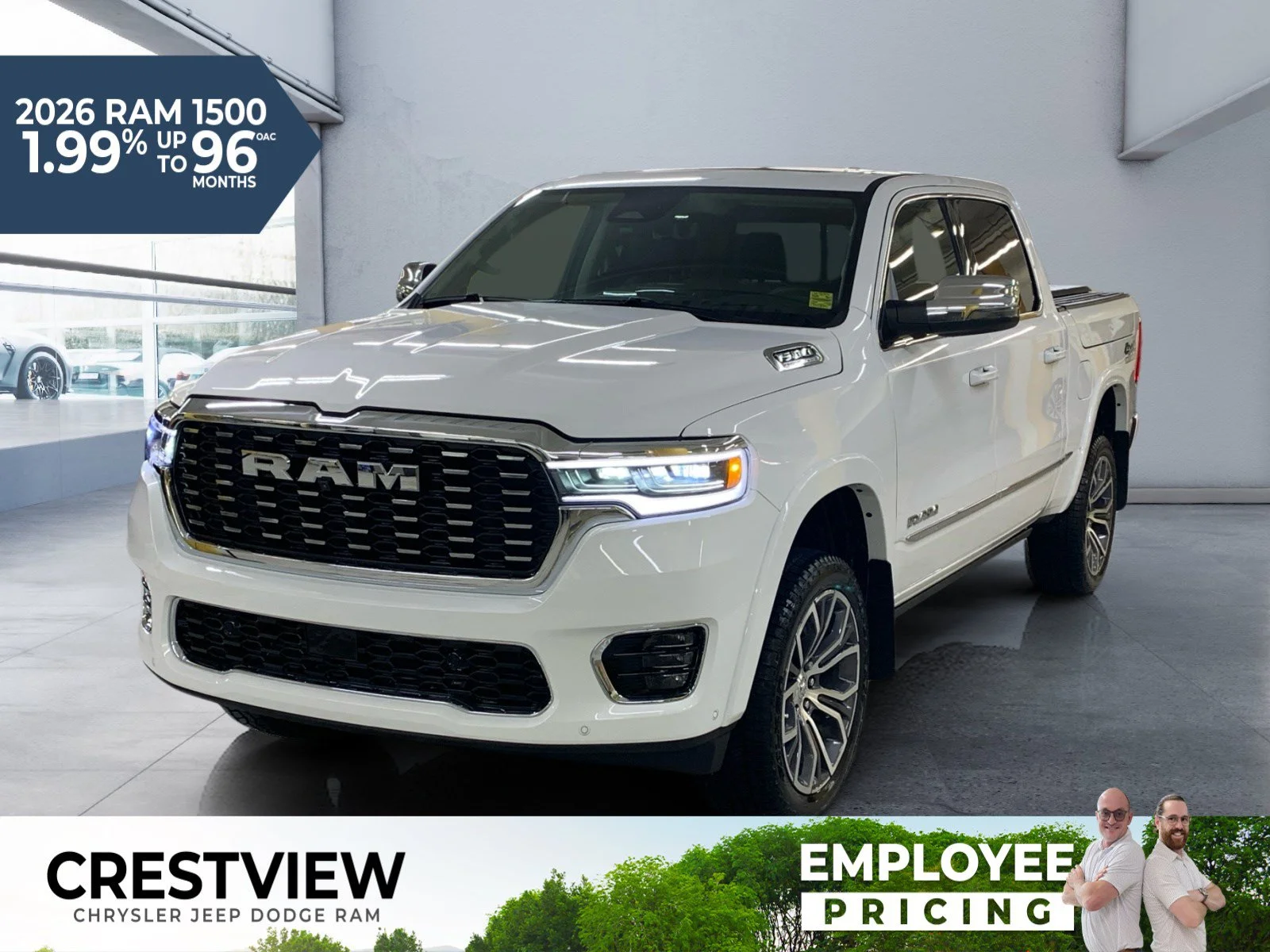New 2026 Bright White Ram Tungsten image 1
