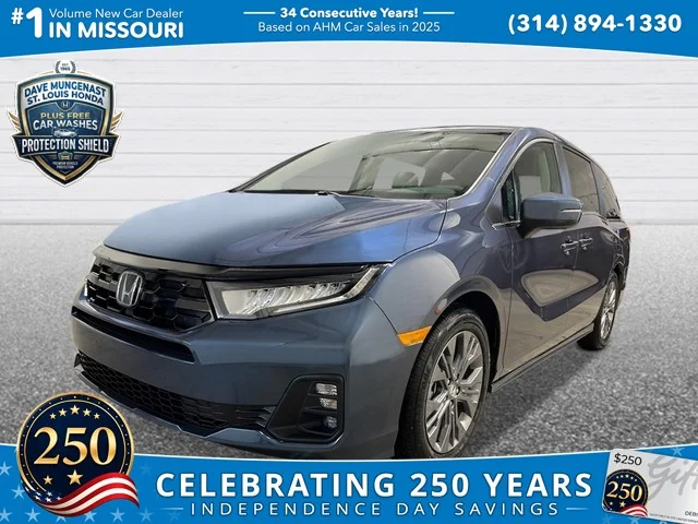 New 2026 Smoke Blue Pearl Honda Touring image 1