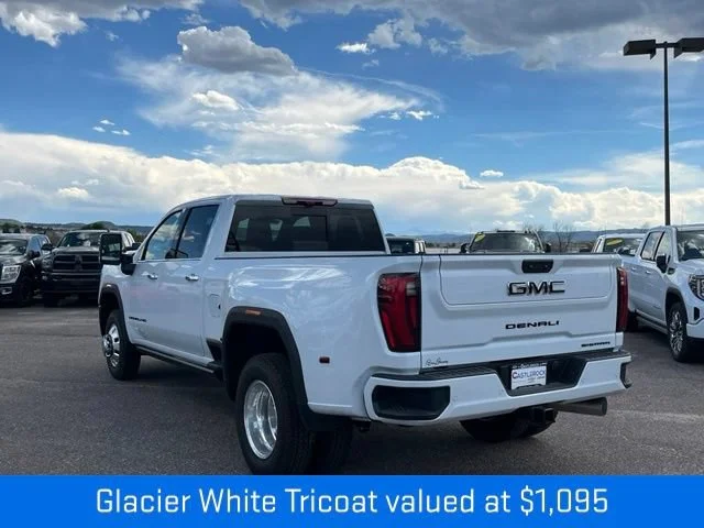 New 2026 Glacier White Tricoat GMC Denali Ultimate DRW image 3