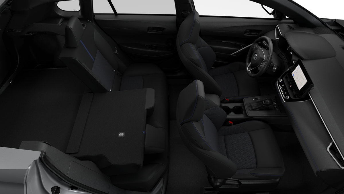 New 2026 Cavalry Blue with Jet Black roof Toyota Hybrid SE image 23
