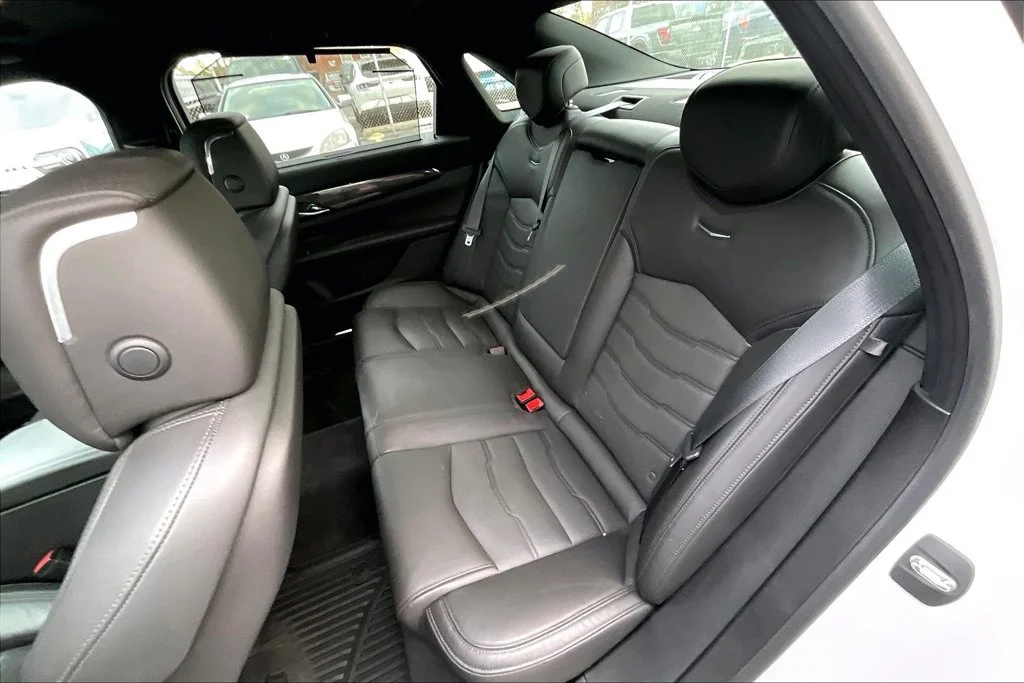 Used 2020 Crystal White Tri-Coat Cadillac Blackwing Twin image 25