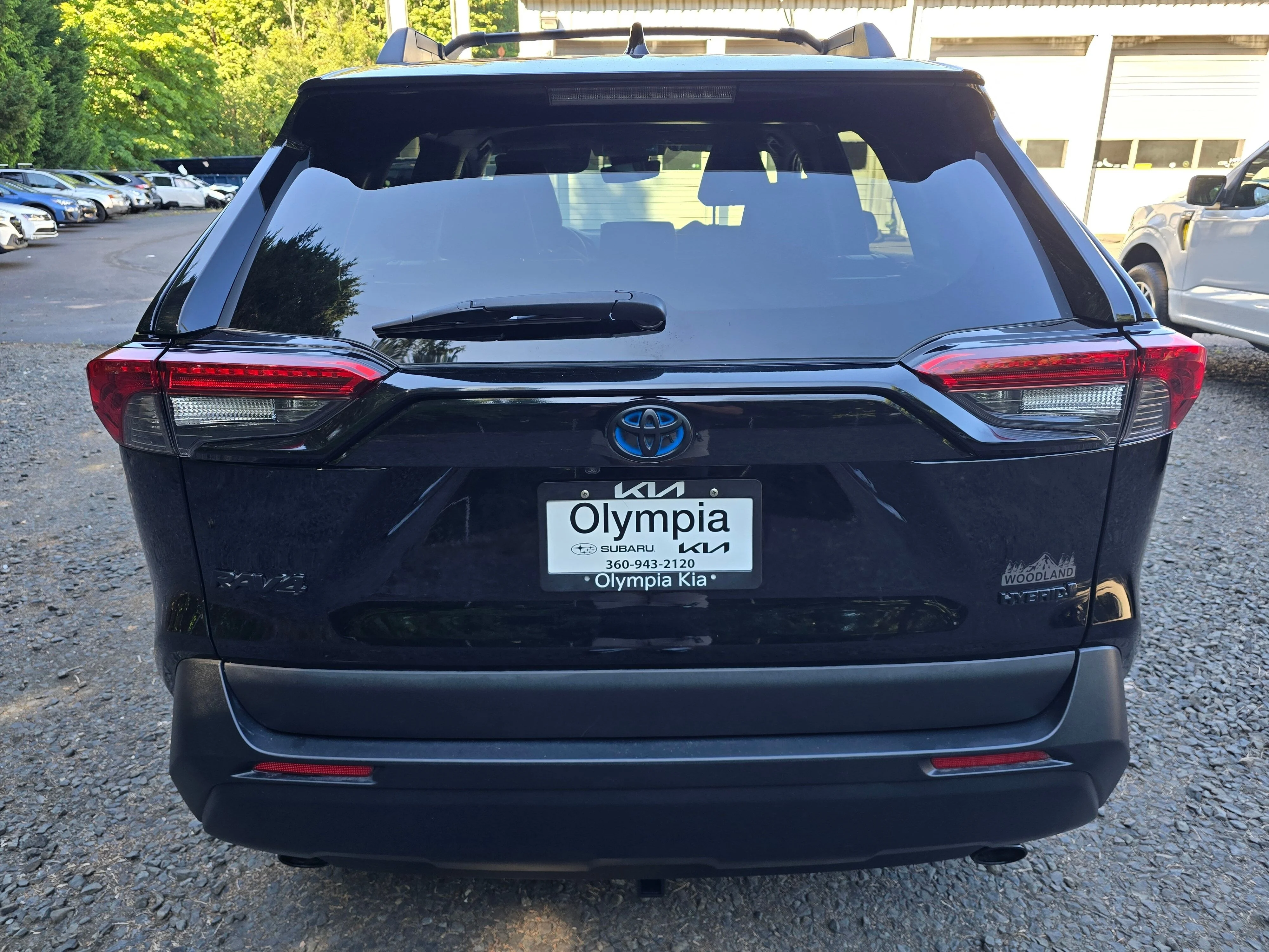 Used 2024 Midnight Black Metallic Toyota Woodland Edition image 5