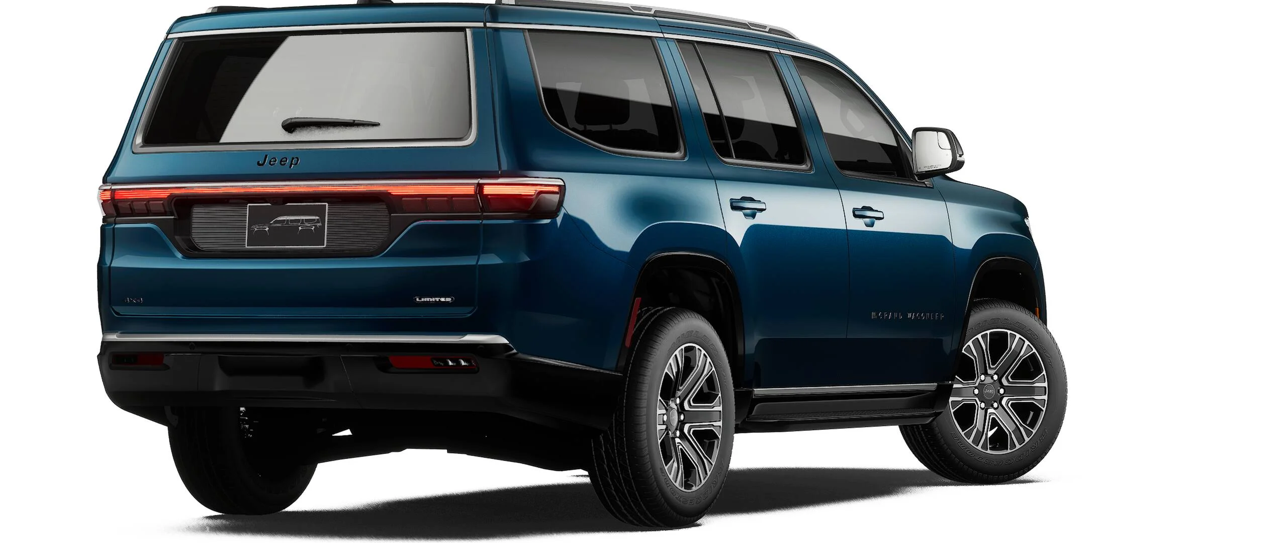 New 2027 Fathom Blue Pearl-Coat Paint Jeep Grand Wagoneer image 2