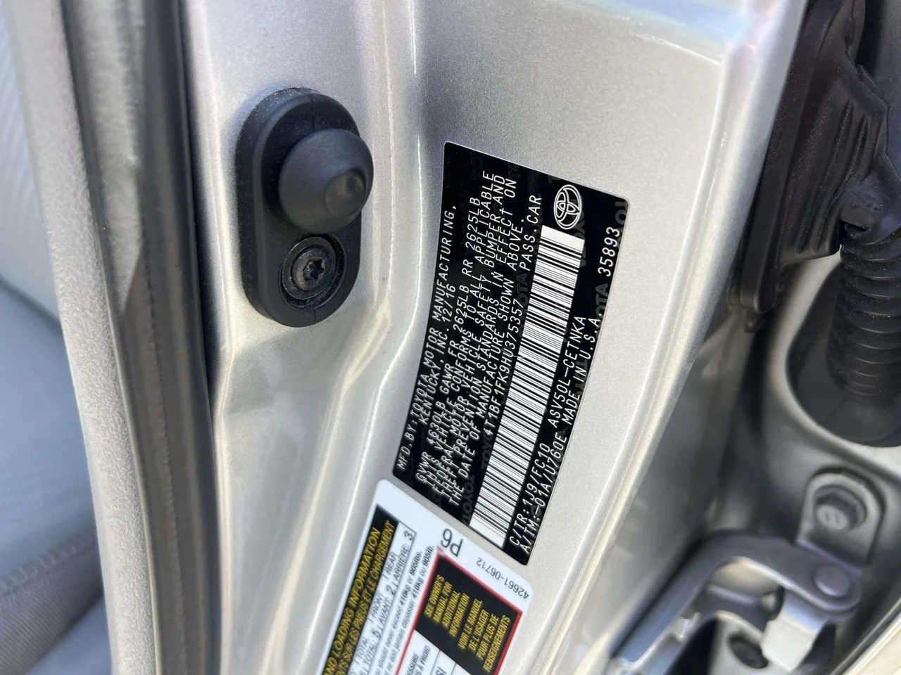 Used 2017 Celestial Silver Metallic Toyota LE image 29