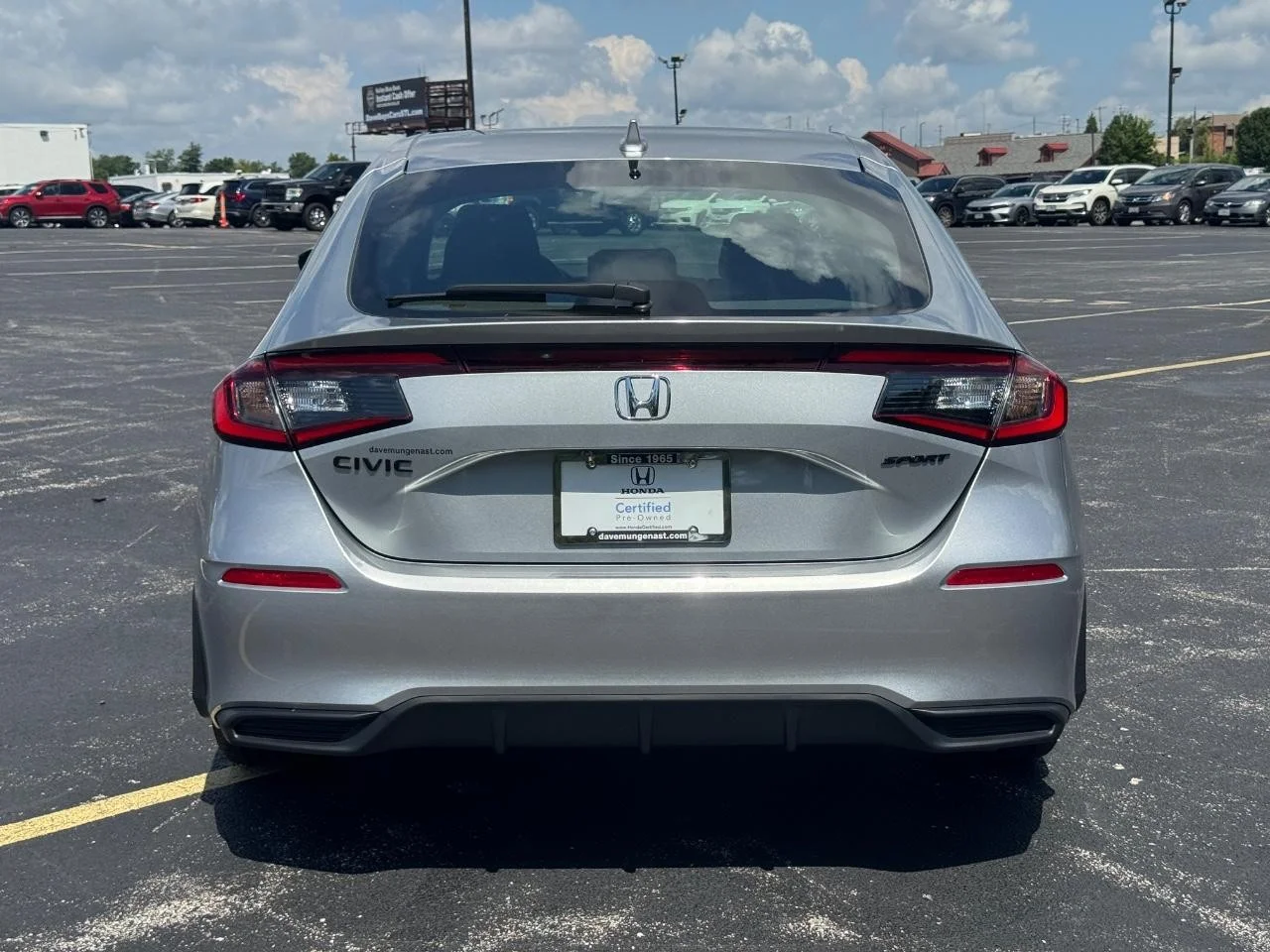 Certified Used 2026 Solar Silver Metallic Honda FWD Sport image 6