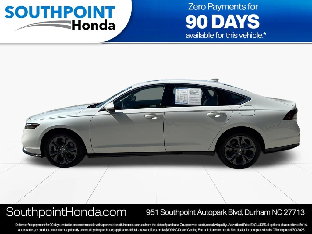 Used 2026 Platinum White Pearl Honda EX-L Hybrid image 4