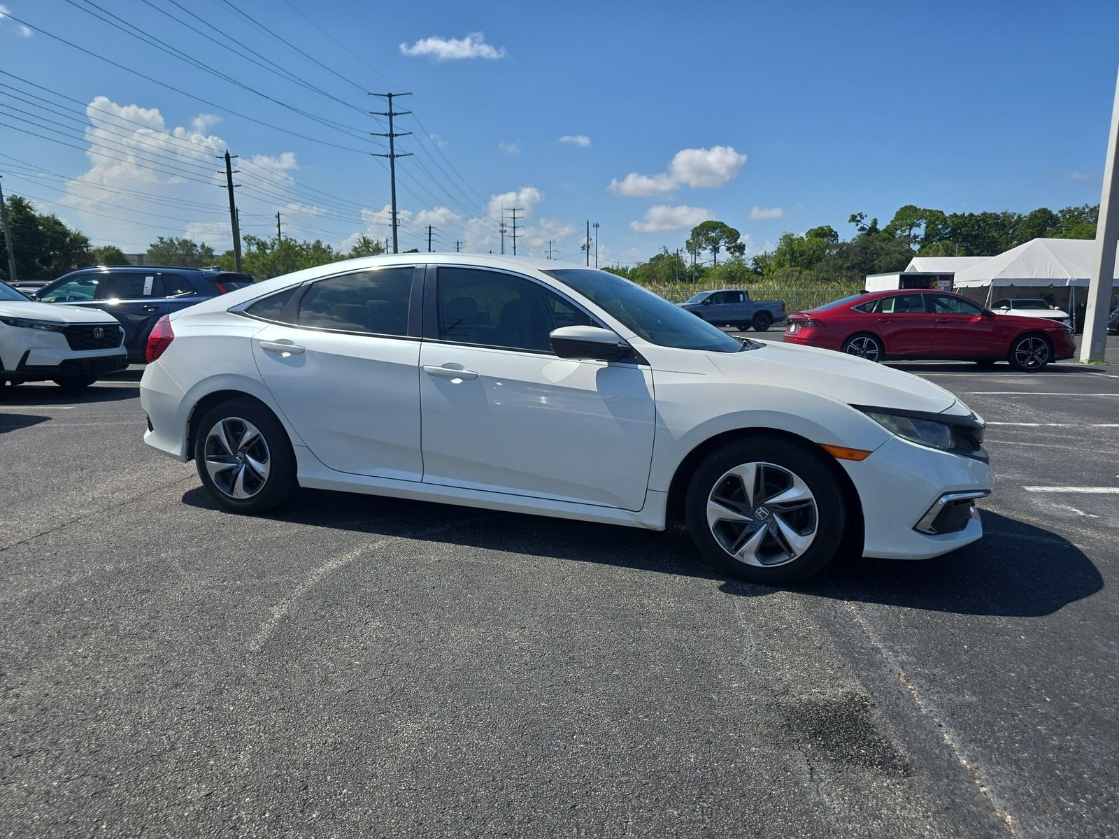 Used 2020 Honda Civic LX with VIN 2HGFC2F68LH557989 for sale in Port Richey, FL