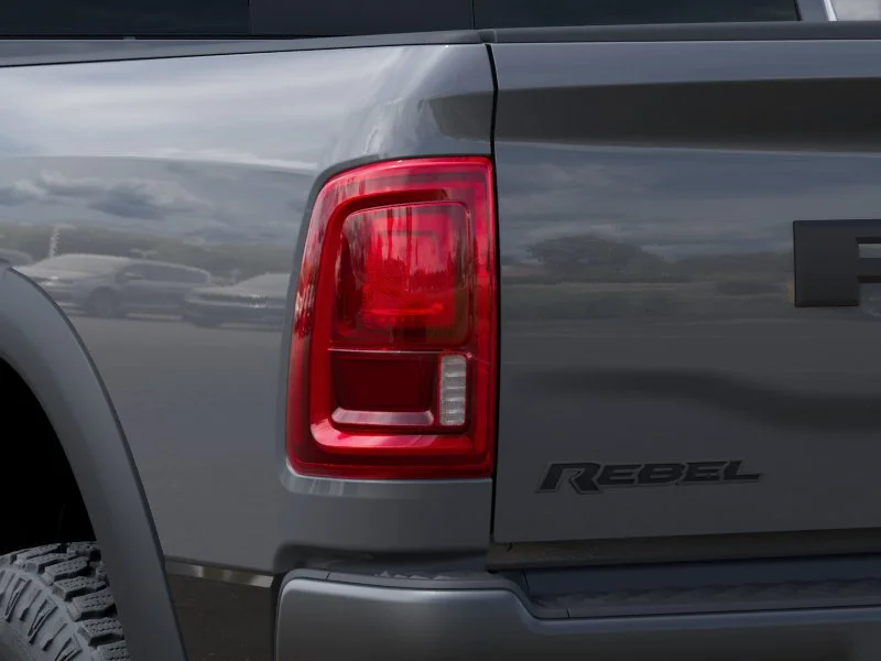 New 2026 Ceramic Gray Clear-Coat Exterior Paint RAM Rebel image 5