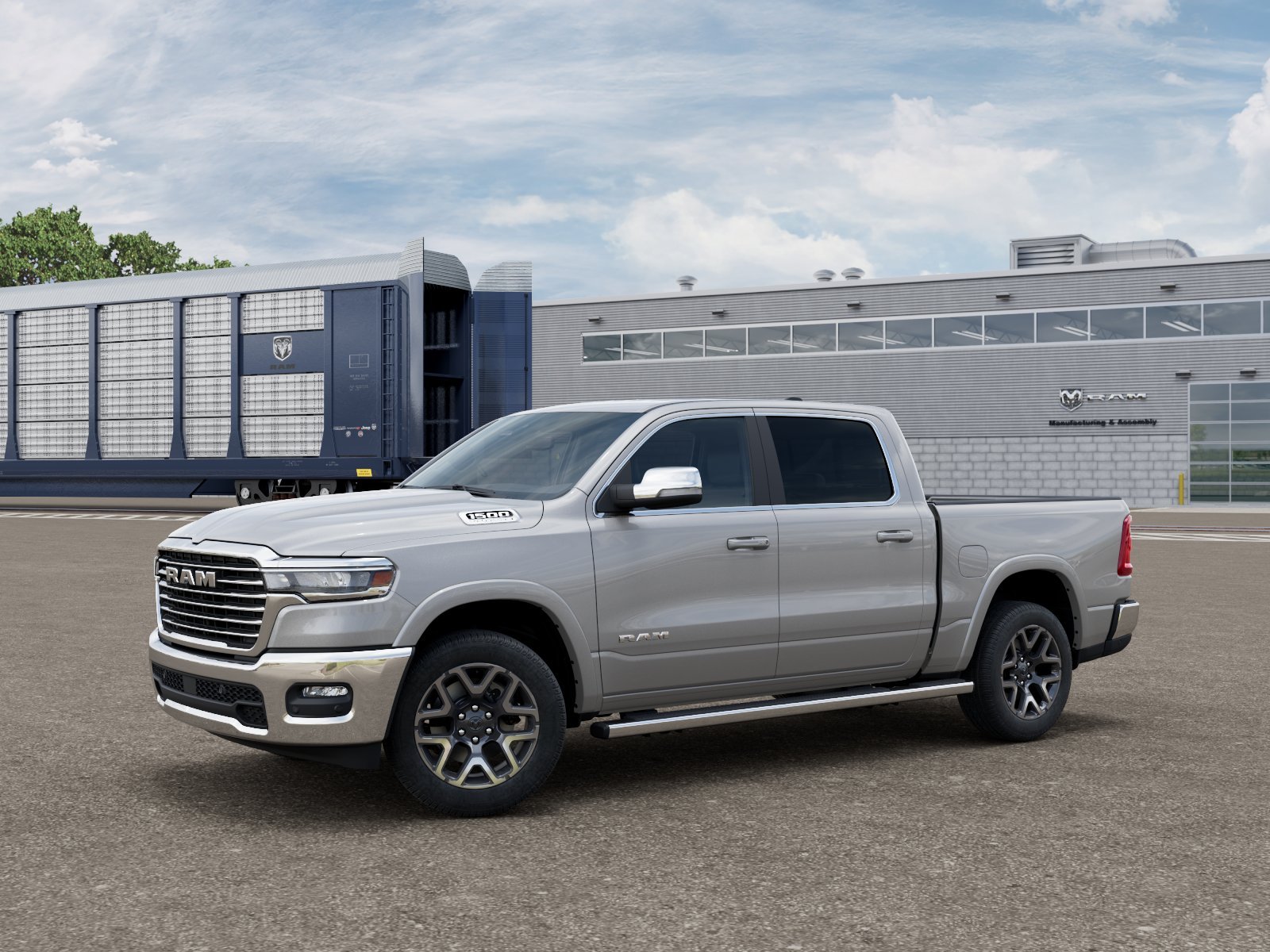 New 2026 Silver Zynith Exterior Paint RAM LARAMIE image 2