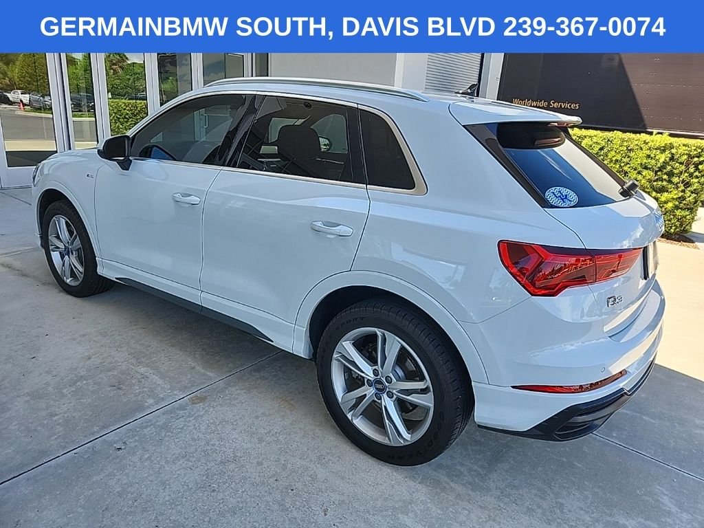 Used 2022 Glacier White Metallic Audi Premium Plus image 4