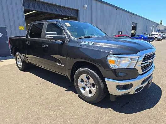 Used 2022 Diamond Black Crystal Pearlcoat Ram Big Horn image 3