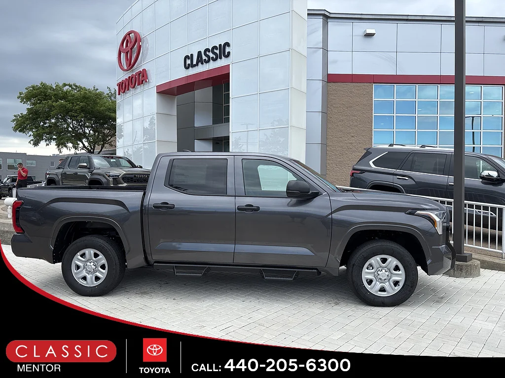 New 2026 Magnetic Gray Metallic Toyota SR CrewMax 5.5