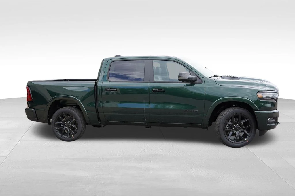 New 2026 Serrano-Green Metallic Exterior Paint RAM Laramie image 2
