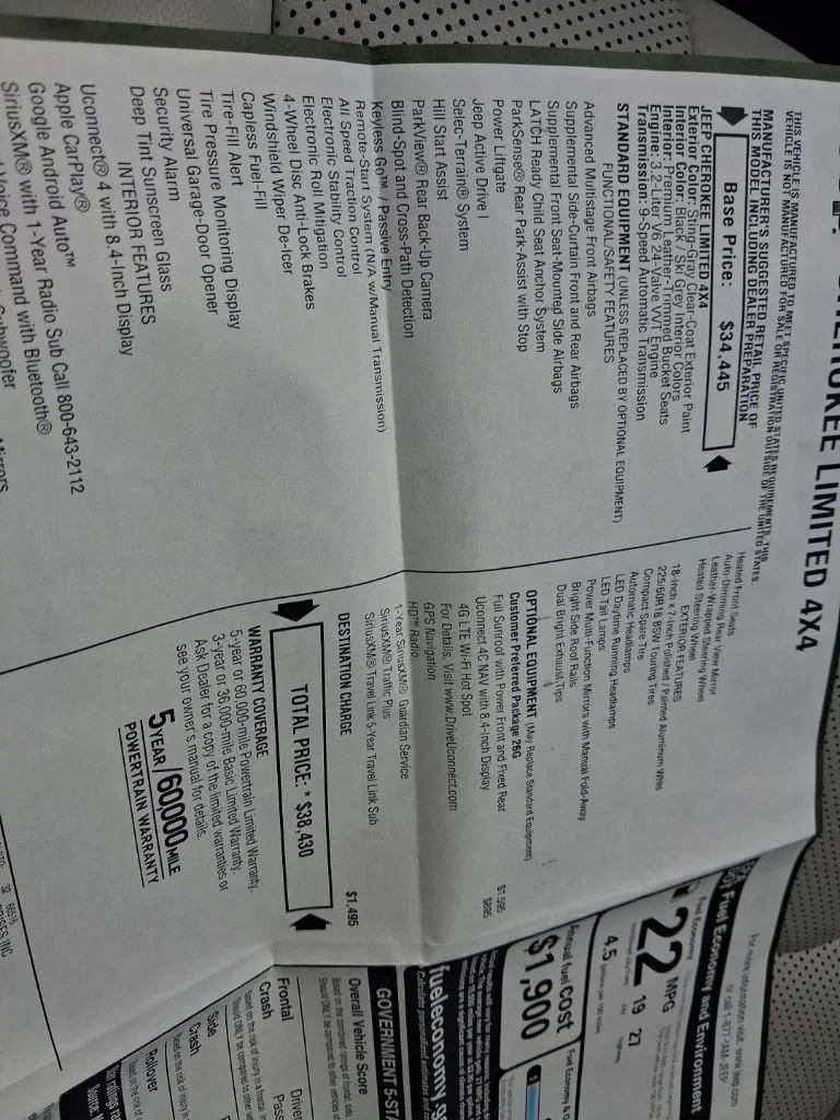 Used 2019 Gray Jeep Limited image 22